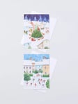 John Lewis Busy Village Charity Christmas Cards, Box of 16