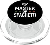 Master of Spaghetti Carbonara – Chapeau de chef de cuisine amusant Italie PopSockets PopGrip pour MagSafe