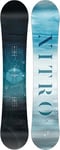 Nitro Planche de Snowboard Mystique pour Femme - 25 Bonnes Filles - Planche Tout-Terrain - Gullwing Directional Twin