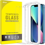 Protection D'écran Pour Iphone 13/13 Pro 6,1 Pouces, Film En Verre Trempé Avec Outil D'installation Facile, Compatible Coque, Transparent Hd, Lot De 2[Bhm090554]