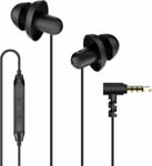 Hearprotek Sleep Earbuds, Soft Lightweight Earbuds Wired with Mic and Volume