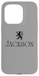 iPhone 15 Pro Jackson Clan Scottish Family Name Scotland Heraldry Case