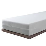 Savel - Housse de Matelas élastique et Respirante | 180 x 190/200 | Protecteur/Couvre-Matelas Ajustable avec Fermeture éclair. Tissu résistant en Coton. Hauteurs de Matelas allant jusqu'à 30 cm