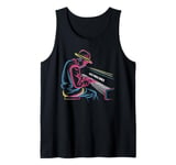 Jazz Vibes Only Piano Player Music Rhythm Tank Top