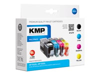 Kmp Multipack H147v - 4-Pack - Svart, Gul, Cyan, Magenta - Kompatibel - Blekkpatron (Alternativ For: Hp 934Xl, Hp 935Xl, Hp C2p23ae, Hp C2p24ae, Hp C2p25ae, Hp C2p26ae) - For Hp Officejet 6812, 6815, 6820  Officejet Pro 6230, 6230 Eprinter, 6830, 68