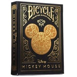 Bicycle - Jeu de 54 Cartes à Jouer - Collection Ultimates - Disney Mickey Doré - Magie/Carte Magie