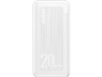 DUDAO powerbank 20000 mAh Power Delivery 20 W Quick Charge 3.0 2x USB / USB Type C white (K12PQ + white) Polymer