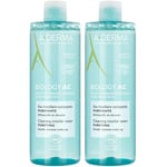 A-DERMA BIOLOGY AC Eau micellaire nettoyante purifiante 2x400 ml