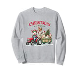 Christmas On The Farm Xmas Christmas Sweatshirt