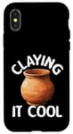 Coque pour iPhone X/XS Pottery Claying It Cool Machine à poterie