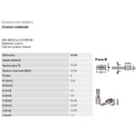 Klauke - Cosse electrique nue à sertir à embout plat 10-16-25 mm² lot de 2-5-10 pièces Quantités: Lot de 5 Pièces - Cosse nue à Sertir: Cosse 16 mm²