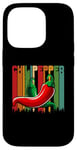 Coque pour iPhone 14 Pro Vintage Chili-Peppers Red Hot Vintage Poivrons Légumes