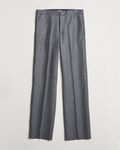 Jil Sander Wool Flannel Pants Grey Melange