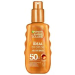 6 x Garnier Ambre Solaire Ideal Bronze Milk-In Spray SPF50 150ml