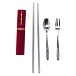 Cutlery Set Small Portable Beautiful Practical Exquisite Packaging Reusable F IS