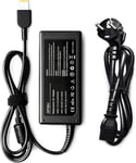 Notebook Chargeur Adaptateur Secteur Alimentation Ordinateur Portable pour Lenovo Thinkpad X240 X250 X260 L540 L560 T440 V510 Z40-70 Z50-70 Z70-80 Y50-70 Z510 Laptop 65W 20V AC Adapter.[G1638]