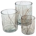 Mogihome Saga Ljuslykta Glas 3-set