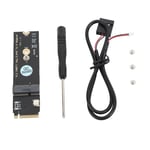 M.2 NGFF A E cl&eacute; WiFi carte Bluetooth vers M.2 cl&eacute; M adaptateur SSD pour Intel AX200 AX201 AX210 M.2 cl&eacute; M carte adaptateur