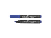 Pica Classic Permanent Marker Dry-Safe 1-4Mm Rund Spids Blå - 1784285