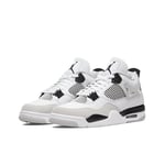 Air Jordan 4 Retro Military Black för Män och Kvinnor Original AJ4 Sneakers 37.5 45