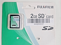 Fujifilm 2GB SD Card for  Digital Cameras New Sealed Japan Reliable Original