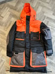 Axel Arigato Storm Ski Jacket Coat Winter Dark Orange Medium Black 