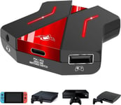 SPIRIT OF GAMER – Adaptateur CROSSGAME 2 – Jouez en Clavier et Souris sur SWITCH / PS4 / PS3 / XBOX ONE – Prise Jack 3,5 mm