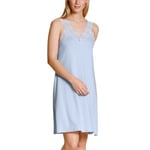 Calida Elegant Dreams V-neck Nightdress Lysblå modal X-Small Dame