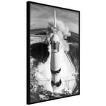 Plakat - Cosmic Speed - 30 x 45 cm - Sort ramme