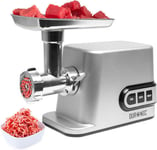 Duronic Electric Meat Grinder & Mincer MG301 3000W Motor Premium Meat Mincer & K