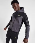 Mens Nike Sportswear Tech Fleece Full Zip Hoodie Black Grey Volt Extra Large XL