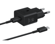 Samsung 25W GaN USB-C lader m/kabel Black