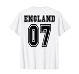 England number 07 print on the back sport number T-Shirt