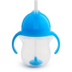 Munchkin Click Lock™ Tip & Sip Kop med sugerør med vægt Blue 6 m+ 207 ml