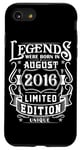 iPhone SE (2020) / 7 / 8 Birthday August 2016 Year Limited Edition Unique Legends Case