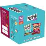 Proper Corn Popcorn BBQ + Salt &Vinegar Mixed Case Crisp Chips Snack Pack 32x14g