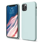 elago Liquid Silicone Case Compatible with iPhone 11 Pro Max Case (6.5 inches), Silicone Mobile Phone Case, All-Round Protection: 3-Layer Protective Case (Baby Mint)