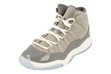 Nike Mens Air Jordan 11 Retro Ps Basketball Grey Trainers - Size UK 13.5 Kids