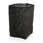 Möve Tube Grand Panier Accessoires de Bain, Plastique Malléable, Black