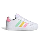 adidas Unisex Kid's Grand Court 2.0 K Sneakers, FTWR White Pulse Mint Beam Pink