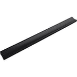 ALLES IM GRIFF Poignée de meuble Alto LA 192 mm – Poignée plate de tiroir largeur 230 mm – Idéal pour tiroirs, aluminium noir mat