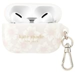 Kate Spade New York AirPods Pro Coque de Protection avec Anneau Porte-clés – Rose trémière, Compatible avec AirPods Pro 2e/1ère génération