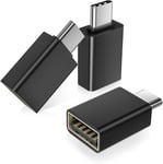 Adaptateur USB C vers USB 3-Pack,Convertisseur USBC Mâle USB A 3.0 Femelle,Type C Thunderbolt 4 5 OTG pour MacBook,iMac,iPhone 16 15 Pro Max,iPad Air 4 5,Mini 6 7,Microsoft Surface,Samusng.[G267]