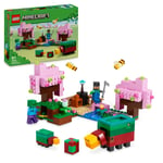 LEGO Minecraft The Cherry Blossom Garden Toy for 8 Plus Year Old Boys & Girls, w