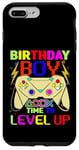 Coque pour iPhone 7 Plus/8 Plus Jeu vidéo Level Up Birthday Boy