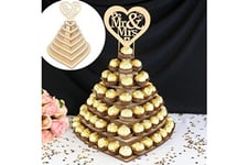 AUCUNE Accessoire machine a coudre En bois en forme de coeur amour chocolat cadre décoration mariage affichage stan