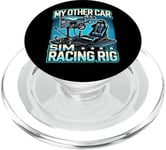 My Other Car Is A Sim Racing Rig Racer Race Car Simulator PopSockets PopGrip for MagSafe