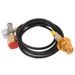 1.5m Soda Machine Adapter Hose CGA320 With Gold Adapter Soda Machine Direct C