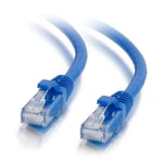 C2G 00703 Câble réseau Ethernet Cat6a sans accroc Non blindé Bleu 7,62 m