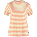 Fjällräven Womens Striped T-shirt (Rosa (LANDSORT PINK-CHLK WHT/987-113) Large)